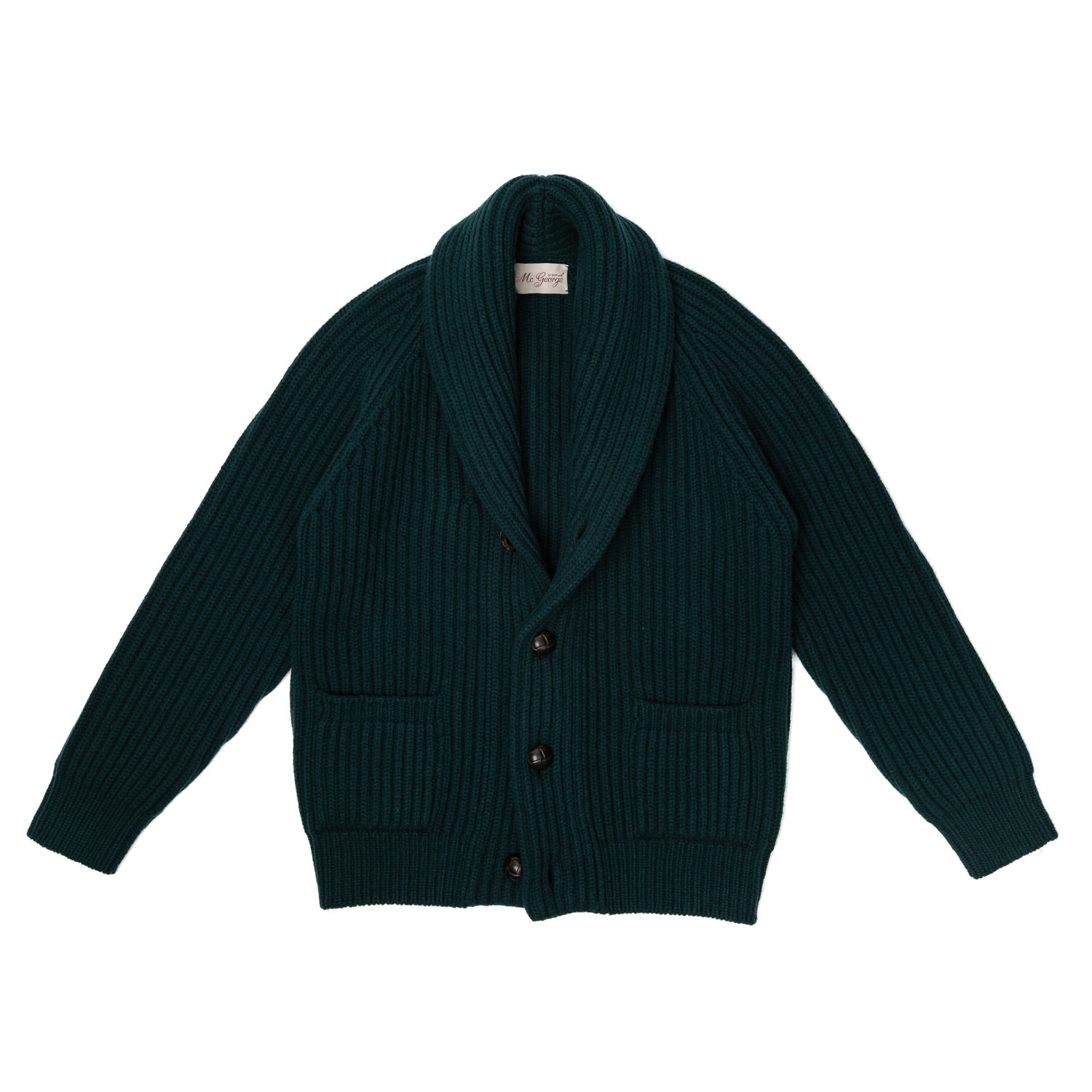 Strickjacke "Iconic Shawl" aus Lambswool und Kaschmir - Original Knit